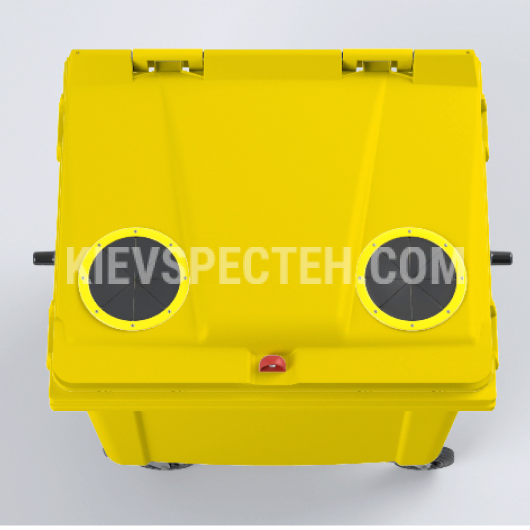 Евроконтейнер для раздельного сбора мусора V-1100 л. желтый