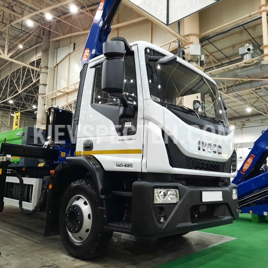 Бортовой автомобиль на шасси IVECO Eurocargo ML140E22 4х2 с КМУ PM 12024