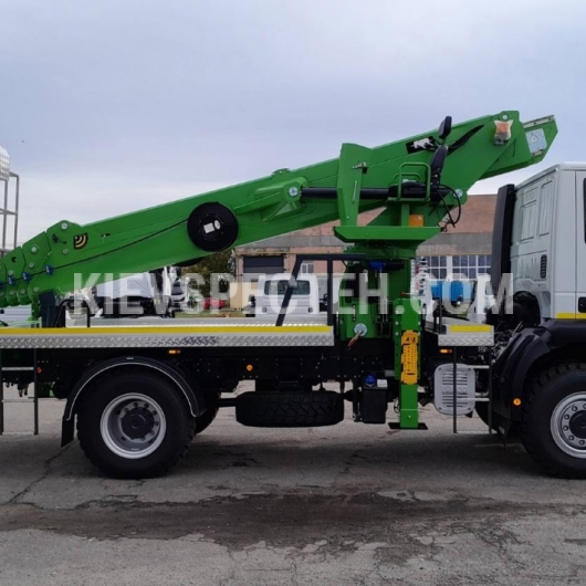 Автогідропідіймач DASAN DS340 на IVECO Eurocargo