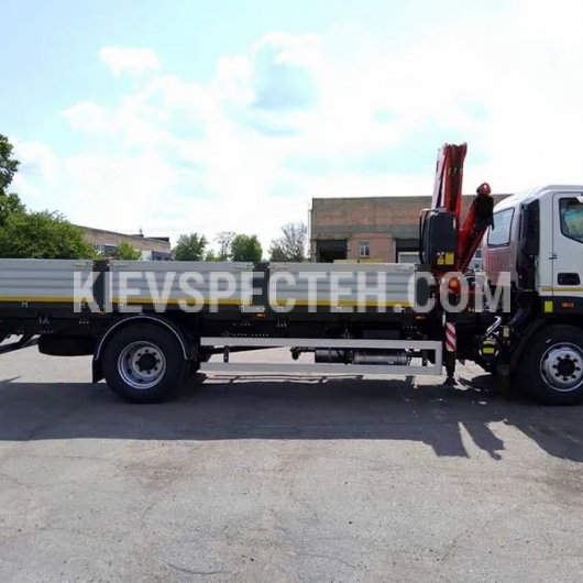 Бортовий автомобіль з КМУ Fassi F155 A 0.23 на шасі FOTON AUMAN BJ 1186 4х2