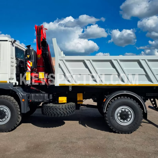 Бортовой самосвал MAN TGM 18.290 из КМУ FASSI F135A