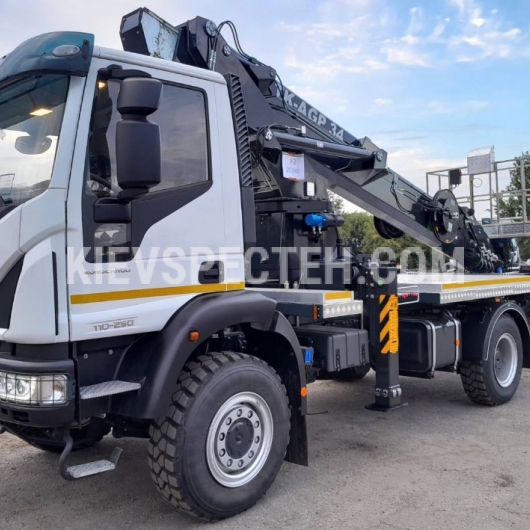 Автогідропідіймач DASAN DS340 на IVECO Eurocargo