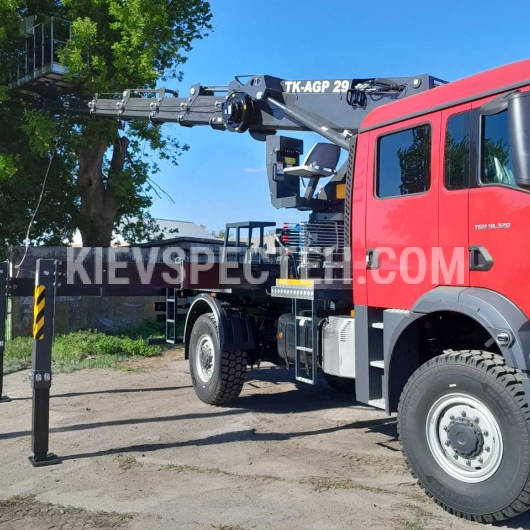 Автогідропідіймач DASAN CT290EX на MAN TGM 18.320 CREW CAB