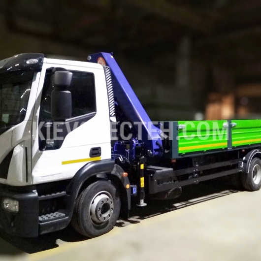Бортова вантажівка Iveco EuroCargo ML 120Е  з КМУ Fassi F 115 A.0.21 4х2