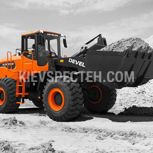 Фронтальний навантажувач Develon DISD SD350