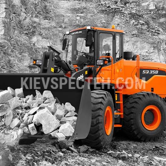 Фронтальний навантажувач Develon DISD SD350