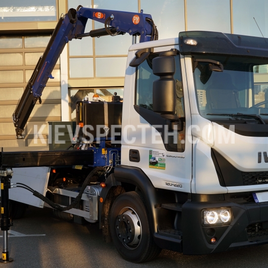 Бортовой автомобиль ТК-I-КМ-9024 с КМУ PM 9024 на базе IVECO Eurocargo ML120E22