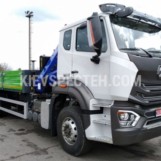 Бортовой автомобиль Sinotruk Hohan N7G400 + КМУ PM 15.5