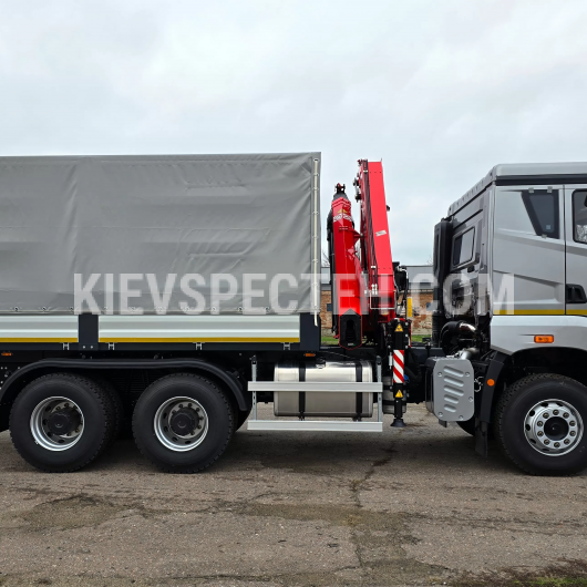 Бортовой грузовик FAW CA3250 с КМУ FASSI F165A.2