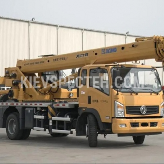 Автокран 8 тонн XCMG XCT8L4 на шасі FAW або Dongfeng