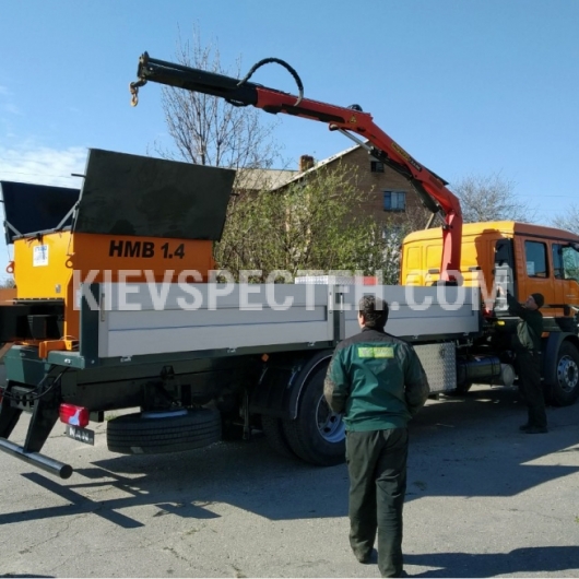 Бортовой автомобиль MAN TGM 18.290 + КМУ Palfinger PK6500 + фрезер Stehr SKF 950B