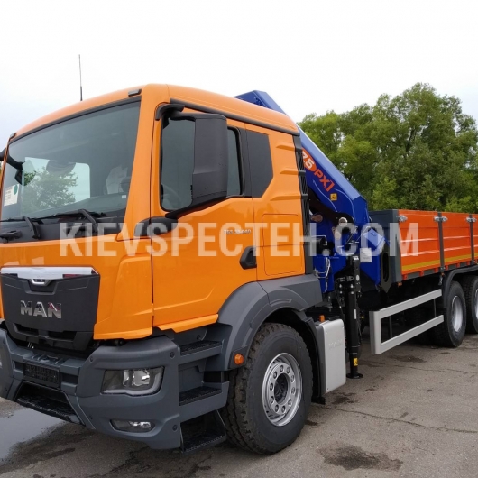 Бортовой автомобиль MAN TGS 33.440 + КМУ PM 47524 PX