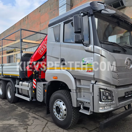 Бортовой грузовик FAW CA3250 с КМУ FASSI F165A.2