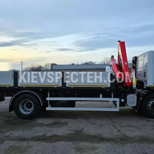 Бортовой грузовик IVECO Eurocargo ML180E28-E5 с КМУ FASSI F135A.0.23