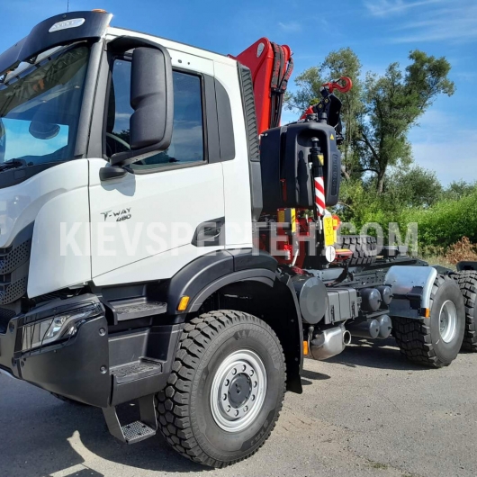 Сідельний тягач IVECO T-WAY AD720T48WT H з КМУ Fassi F 155 A.0.23 6x6