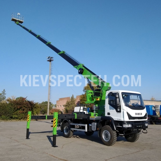 Автогідропідіймач DASAN DS300 на IVECO Eurocargo ML110-250 4x4