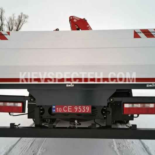 Бортовой автомобиль ТК-FAW-KM-115 на базе FAW CA1121 с КМУ FASSI F115A.0.23