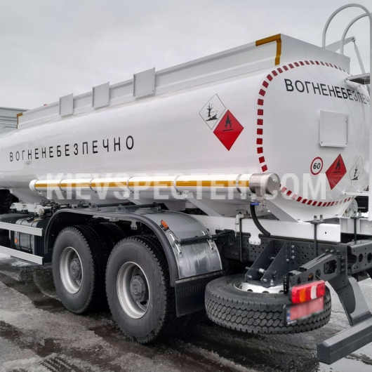 Автопаливозаправник АТЗ-15 на 3 секції на базі Mercedes Benz Arocs 5 3340  6х4