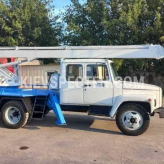 Автопідйомник 17 м на базі шасі Газ 3307 дубль кабіна