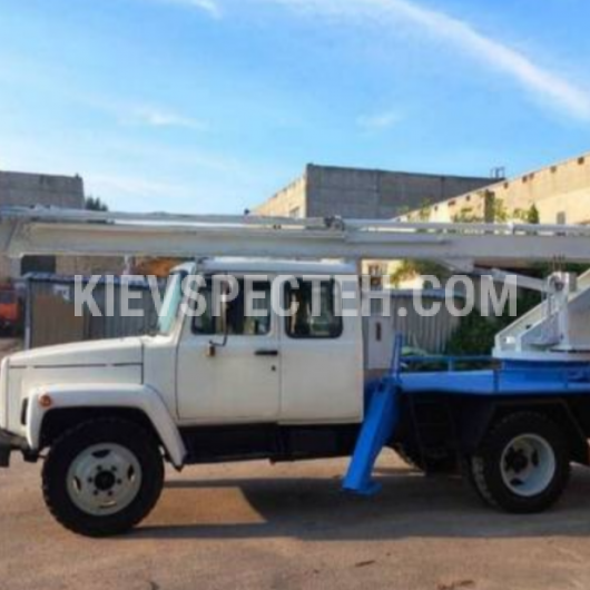 Автопідйомник 17 м на базі шасі Газ 3307 дубль кабіна
