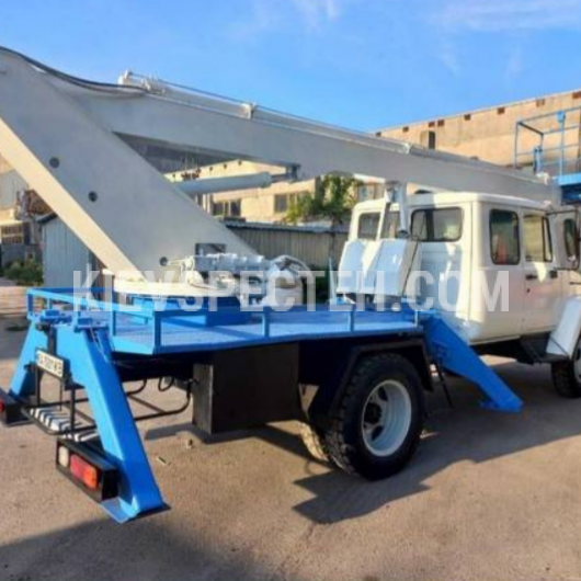 Автопідйомник 17 м на базі шасі Газ 3307 дубль кабіна