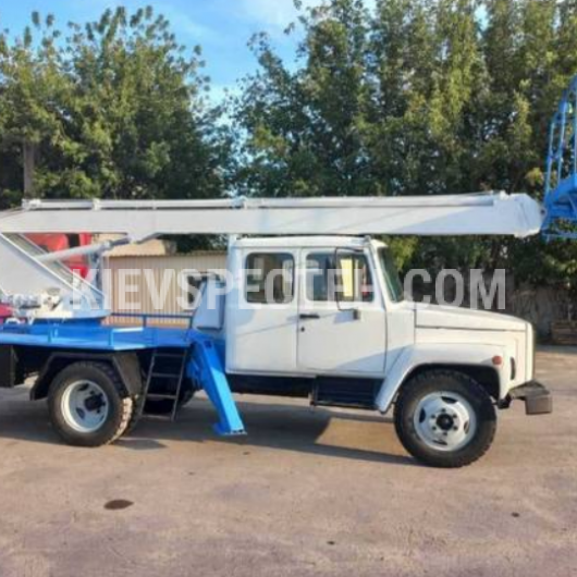 Автопідйомник 17 м на базі шасі Газ 3307 дубль кабіна