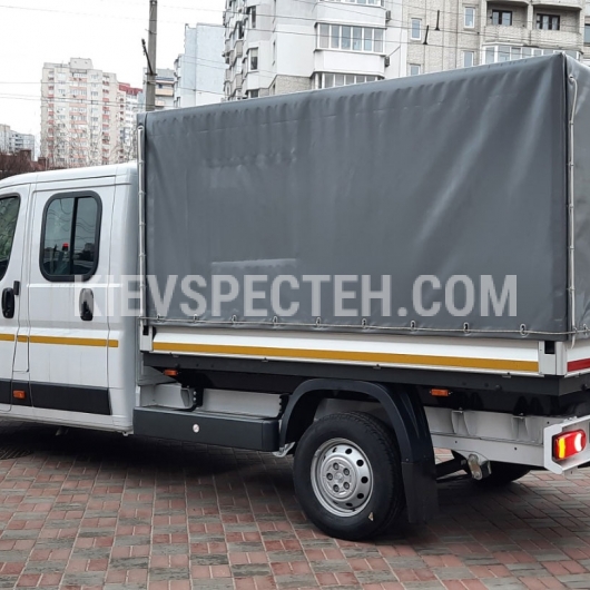 Бортовой автомобиль Peugeot Boxer с тентом 7 мест