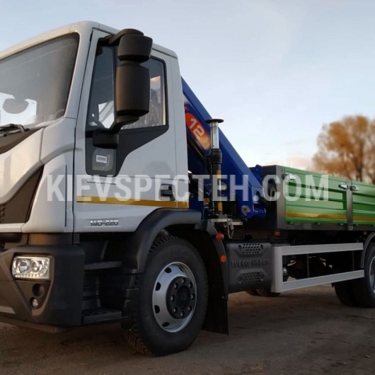 Бортовой автомобиль на шасси IVECO Eurocargo ML140E22 4х2 с КМУ PM 12024