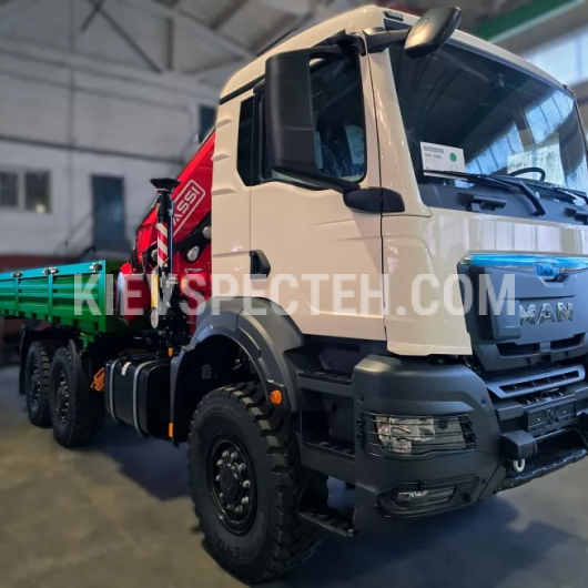 Бортовой грузовик MAN TGS 33.400 з КМУ FASSI F365A.2.22 6х6 Бортовой грузовик MAN TGS 33.400 з КМУ FASSI F365A.2.22 6х6