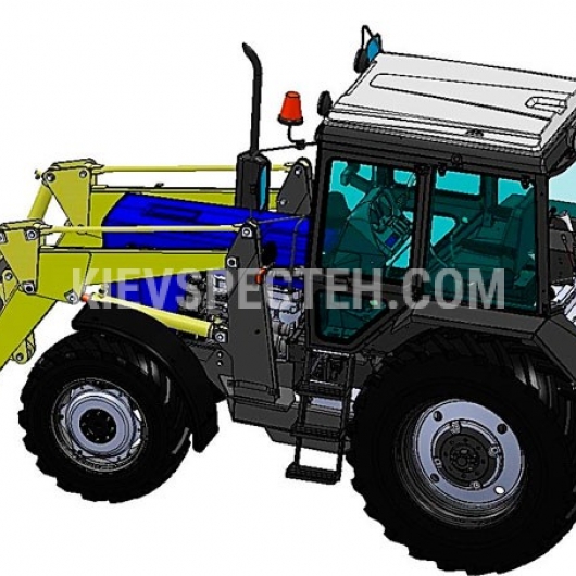Экскаватор-погрузчик БАМ-2014 на базе трактора МТЗ-82.1