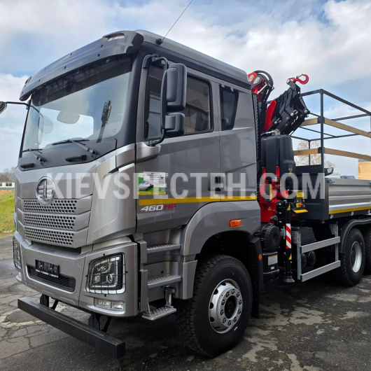 Бортовой грузовик FAW CA3250 с КМУ FASSI F165A.2
