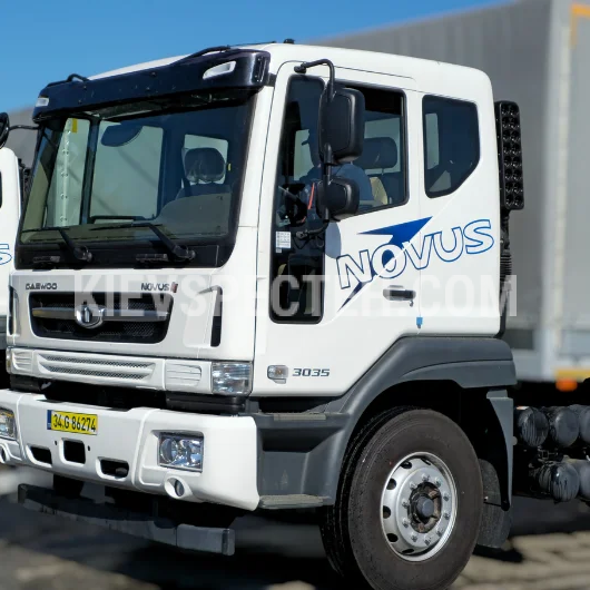 Бортовой тентованный автомобиль Daewoo Novus 6х4 СL6CF