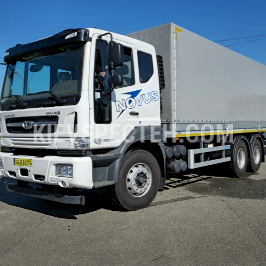 Бортовой тентованный автомобиль Daewoo Novus 6х4 СL6CF