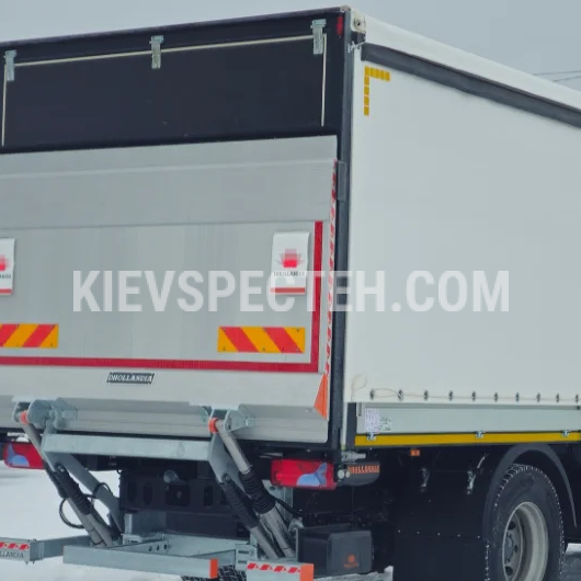 Бортовой автомобиль Daewoo Maximus 4х2 с гидробортом Dhollandia