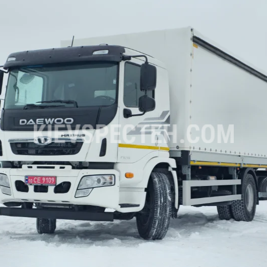 Бортовой автомобиль Daewoo Maximus 4х2 с гидробортом Dhollandia