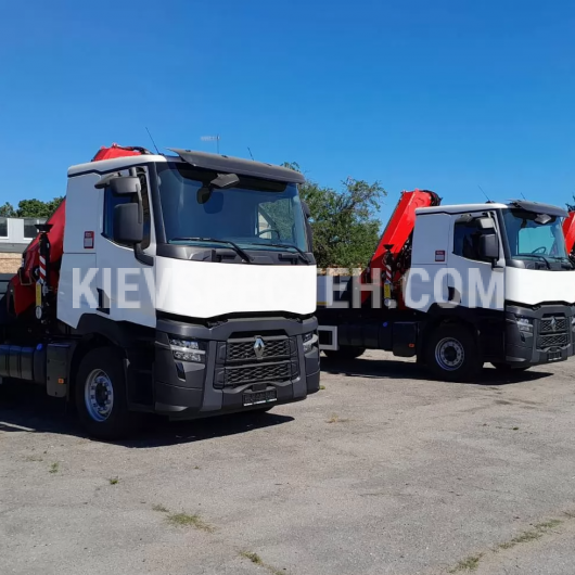 Бортовой автомобиль на базе RENAULT TRUCKS C P6X4 13L E5 из КМУ FASSI F365A.2.24