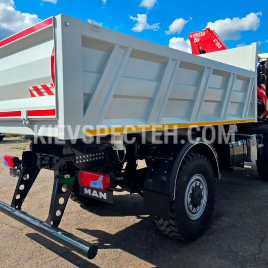 Бортовой самосвал MAN TGM 18.290 из КМУ FASSI F135A