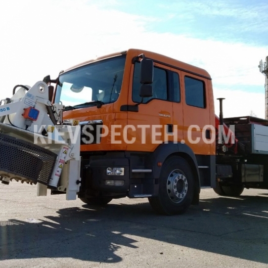 Бортовой автомобиль MAN TGM 18.290 + КМУ Palfinger PK6500 + фрезер Stehr SKF 950B