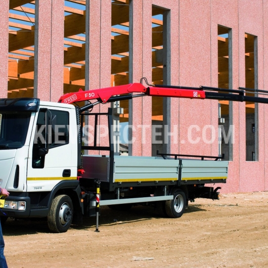 Бортова вантажівка Dog Feng CA9B з КМУ Fassi F 50 В.0.22 4х2