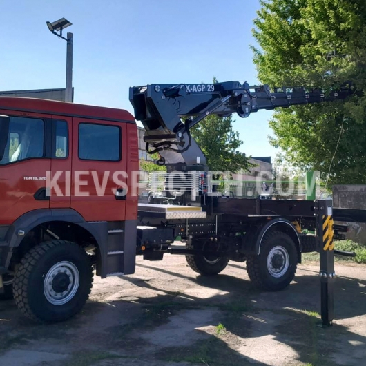 Автогідропідіймач DASAN CT290EX на MAN TGM 18.320 CREW CAB