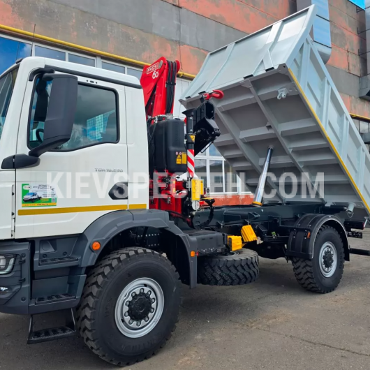 Бортовой самосвал MAN TGM 18.290 из КМУ FASSI F135A