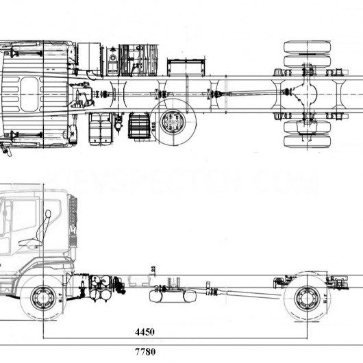 Шасі DAEWOO DEXEN EE6HA 4Х2
