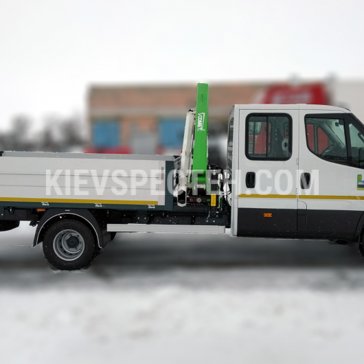 Бортовой автомобиль ТК-IV-КМ на базе IVECO DAILY 60С15D КМУ СОМЕТ ХС700 А1