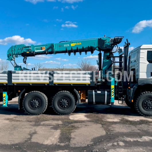 Бурильно-кранова машина HKTC HLC-8026A Hyundai Everdigm на MAN TGS 33.400 6X6