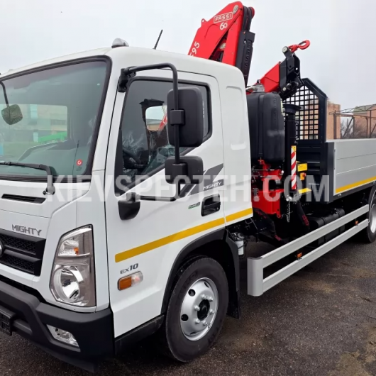 Бортовой грузовик HYUNDAI QT EX10 с КМУ FASSI F95B