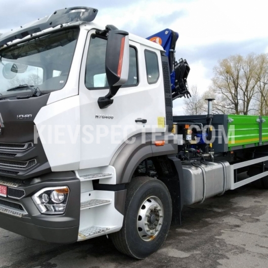 Бортовой автомобиль Sinotruk Hohan N7G400 + КМУ PM 15.5