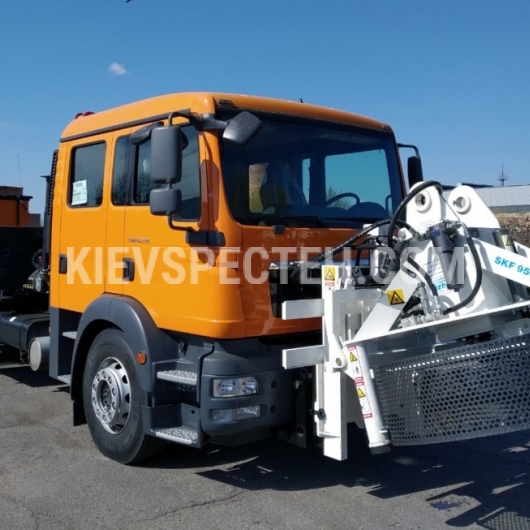 Бортовой автомобиль MAN TGM 18.290 + КМУ Palfinger PK6500 + фрезер Stehr SKF 950B