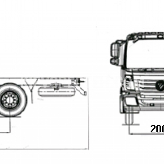 FOTON AUMAN BJ 1186 GVW 18 т