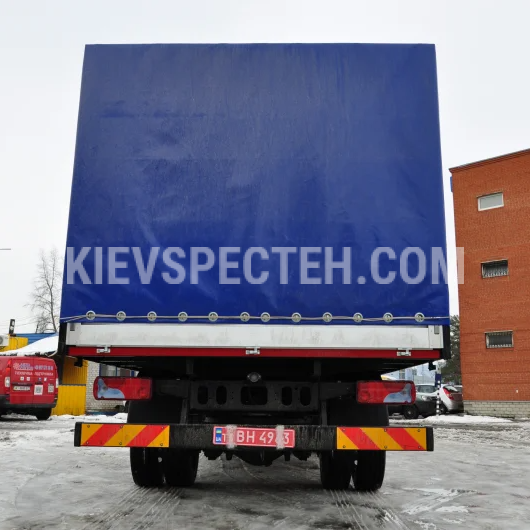 Бортовой тентованный автомобиль на шасси Daewoo Maximus 4х2