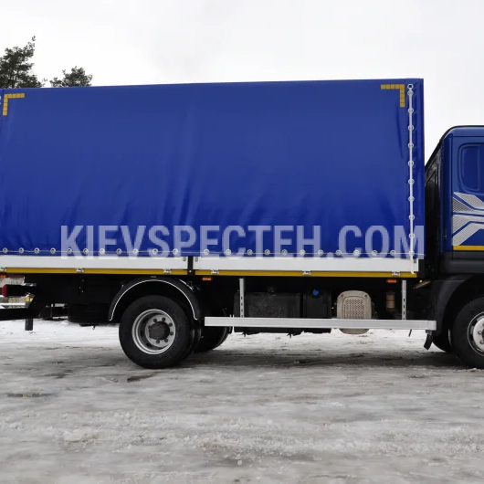 Бортовой тентованный автомобиль на шасси Daewoo Maximus 4х2